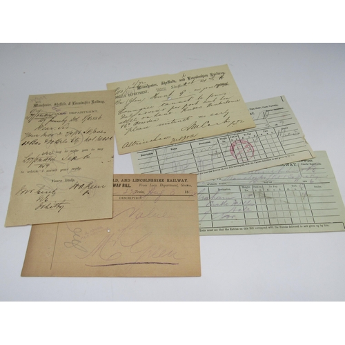 7017 - A quantity of hand written and typed paperwork correspondence relating to the purchase of properties... 