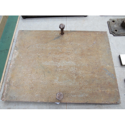 7192 - A cast iron Southern Railway sign - Notice Given, Private Road, 63.5 x 47cm with retaining bolts