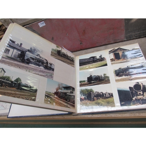 7159 - An album containing approx 200 colour photographs of Hungarian Railways and a programme for a railto... 