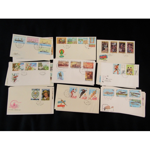 1154 - Two boxes of First Day covers and American stamps