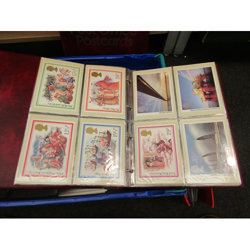 1163 - A collection of Royal Mail postcards and albums