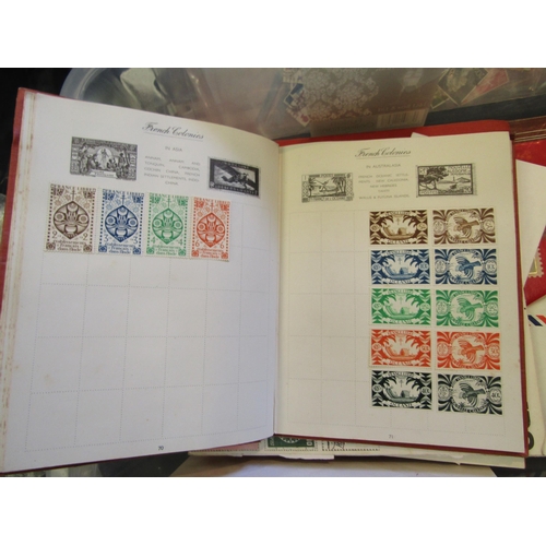 1174 - A collection of stamps to include British, Commonwealth and World examples, loose and in albums, tog... 