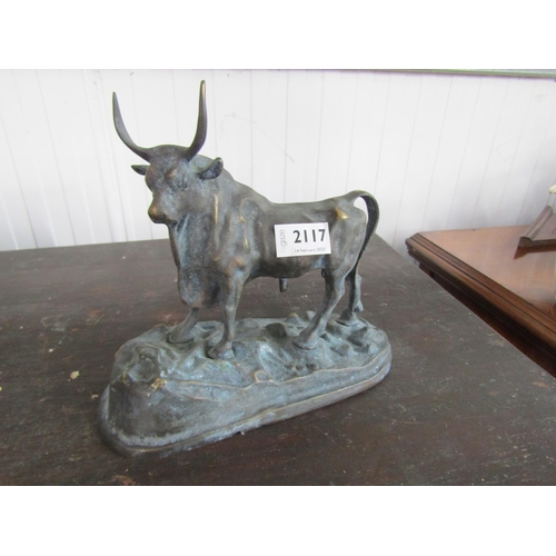 2117 - A bronze bull after Christopher Fratin