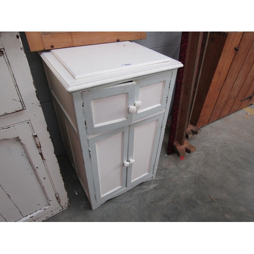 2283 - A painted four door cupboard