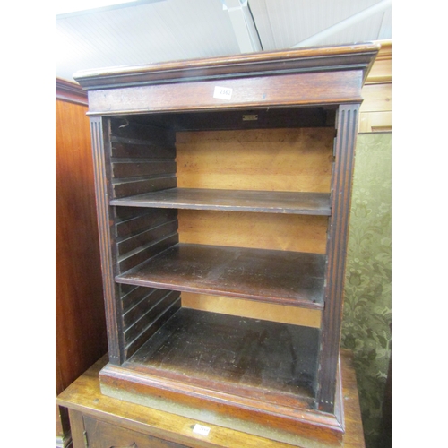 2362 - A late 19th Century mahogany floor standing bookcase with adjustable shelves