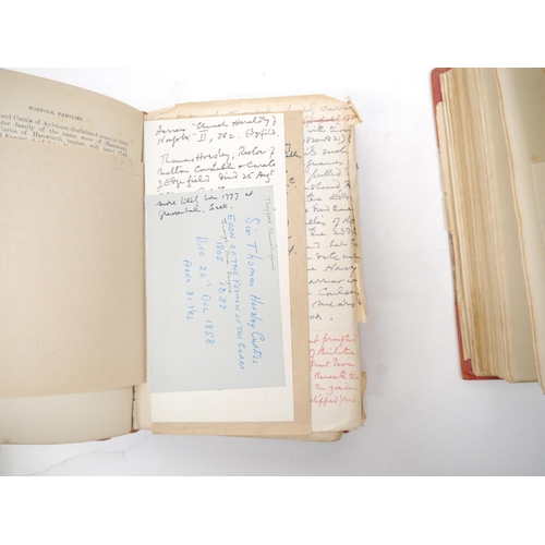 5291 - Walter Rye: 'Norfolk Families', Norwich, Goose & Son, 1913-15, 1st edition, 6 parts complete in two,... 