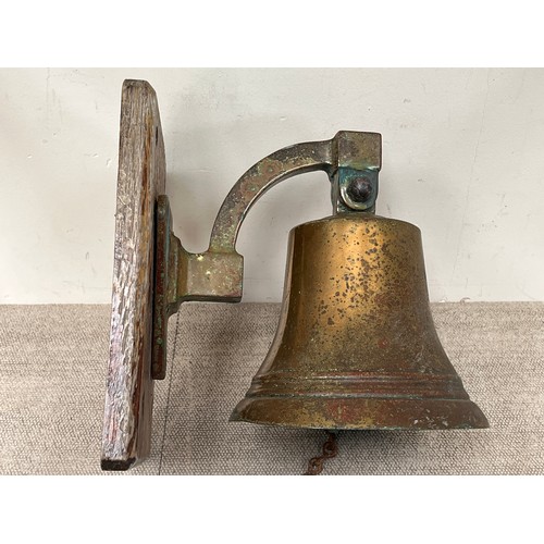 9062 - A bronze ship's bell stamped 