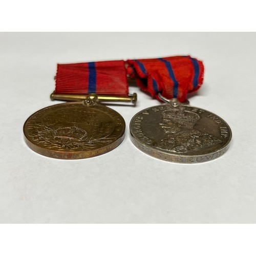 9478 - A WWI and later medal group of six consisting of WWI 1915 trio (the star named to RTS-5418 DVR-A.SD.... 