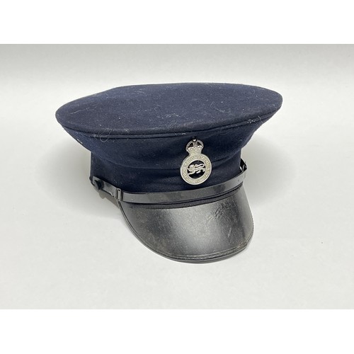 9267 - A George Crown Surrey Constabulary Police peaked cap