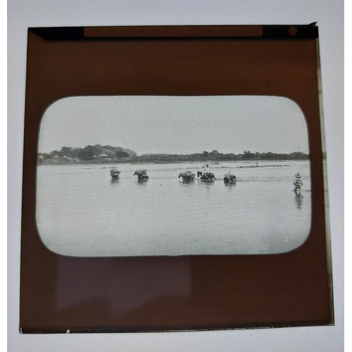 5243 - Harriet Chalmers Adams (American, 1835-1937) A collection of over 60 magic lantern slides documentin... 