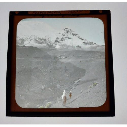 5243 - Harriet Chalmers Adams (American, 1835-1937) A collection of over 60 magic lantern slides documentin... 
