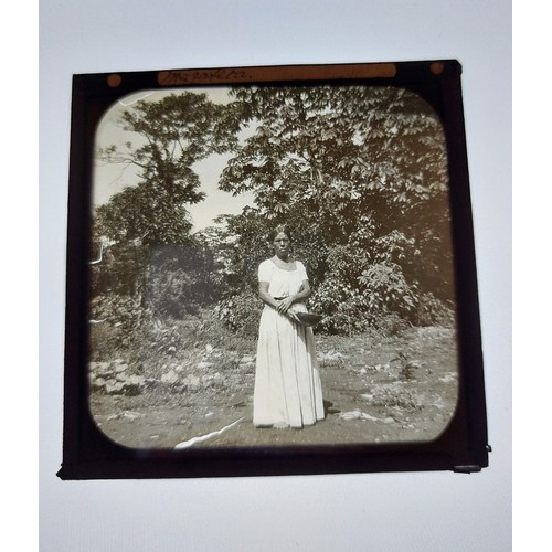 5243 - Harriet Chalmers Adams (American, 1835-1937) A collection of over 60 magic lantern slides documentin... 