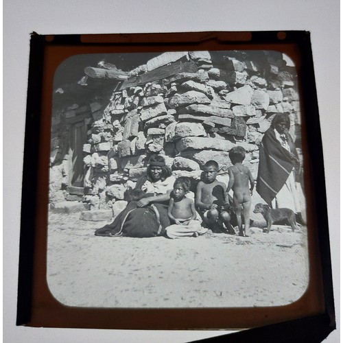 5243 - Harriet Chalmers Adams (American, 1835-1937) A collection of over 60 magic lantern slides documentin... 