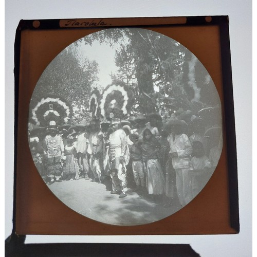 5243 - Harriet Chalmers Adams (American, 1835-1937) A collection of over 60 magic lantern slides documentin... 