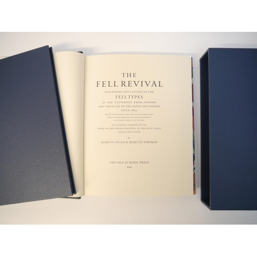 5025 - (Typography, Private Press), Martyn Ould & Martyn Thomas: 'The Fell Revival. Describing the casting ... 