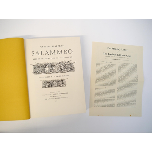 5032 - Edward Bawden (illustrated); Gustave Flaubert: 'Salammbô', Printed at Cambridge University Press for... 