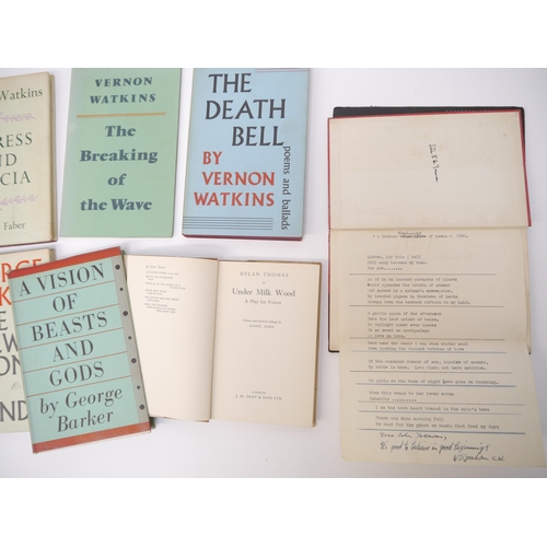 5048 - Dylan Thomas: 'Under Milk Wood', London, J.M. Dent, 1954, 1st edition, ownership signature 