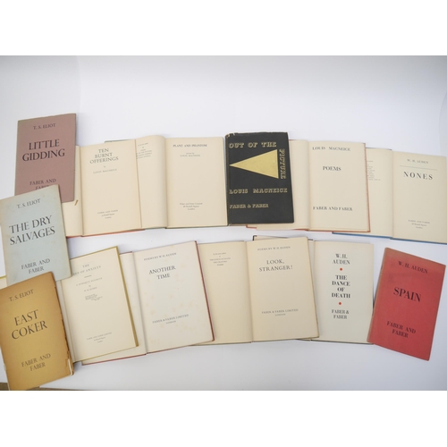 5050 - T.S. Eliot, 3 titles: 'East Coker', 1940, 1st edition, 'The Dry Salvages', 1941, 1st edition, 'Littl... 