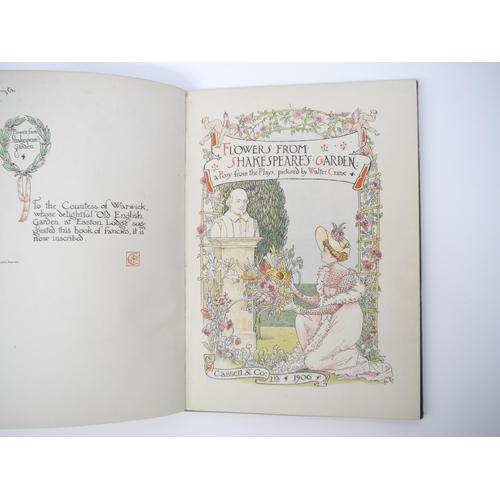 5068 - Walter Crane (illustrated): 'Flowers from Shakespeare's Garden. A Posy from the Plays', London, Cass... 