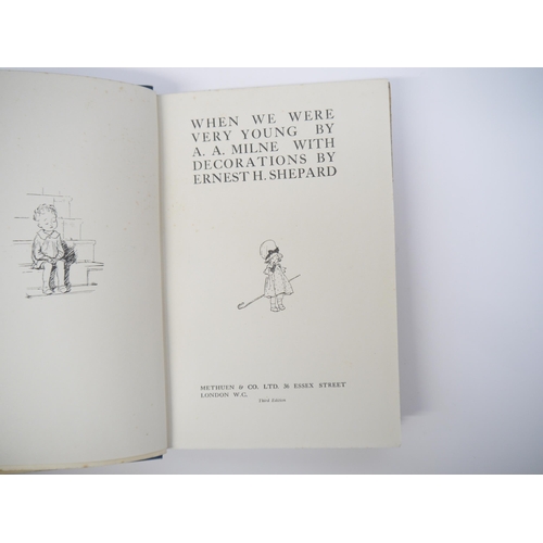 5072 - A.A. Milne: 'When We Were Very Young', illustrated E.H. Shepard, London, Methuen, December 1924, 3rd... 