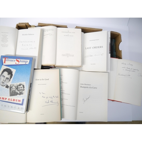 5122 - (Signed Fiction), a collection of twenty five modern first editions etc, all signed, including Leon ... 