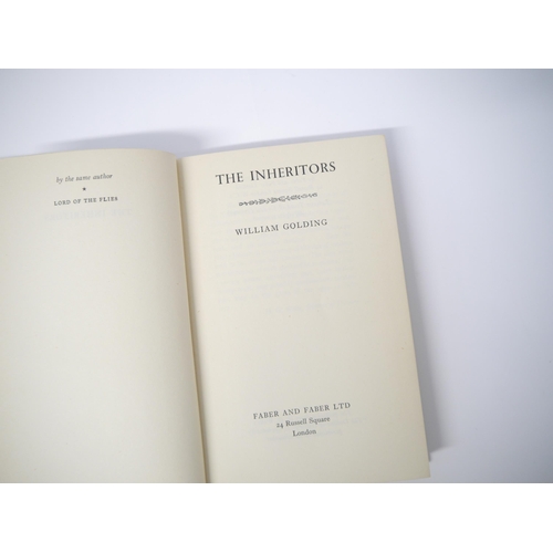 5128 - William Golding: 'The Inheritors', London, Faber & Faber, 1955, 1st edition, original cloth gilt (VG... 