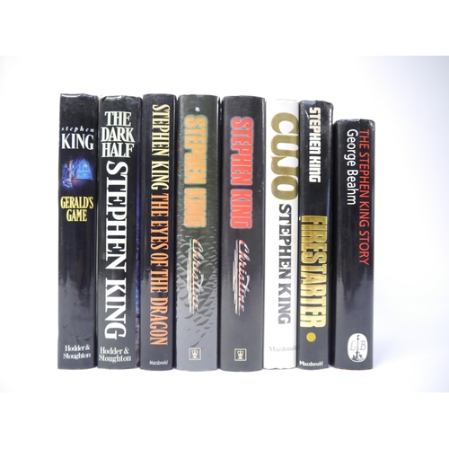 5130A - Stephen King, seven UK 1st editions, all original cloth, all in dust wrappers, comprising: 'Firestar... 