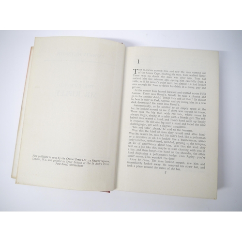 5134 - Patricia Highsmith: 'The Talented Mr. Ripley', London, Cresset Press, 1957, 1st UK edition, 1st prin... 