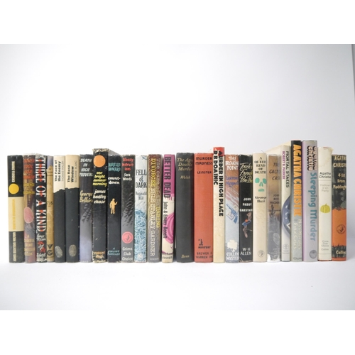 5137 - Crime Fiction, a collection of 25 titles, including Agatha Christie, 4 UK first editions, all publis... 