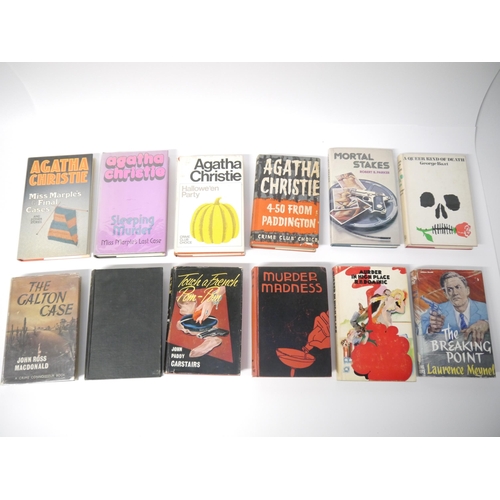 5137 - Crime Fiction, a collection of 25 titles, including Agatha Christie, 4 UK first editions, all publis... 