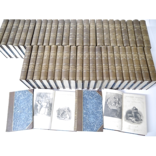 5150 - (Bindings), Walter Scott: 'Waverley Novels', Edinburgh & London, Cadell & company; Simpkin & Marshal... 