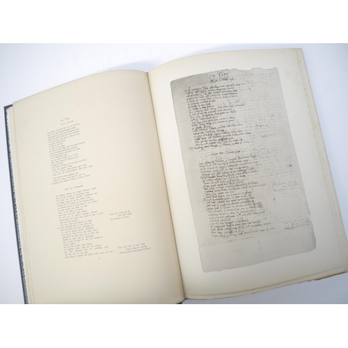 5169 - John Milton: 'Facsimile of the manuscript of Milton's minor poems. Preserved in the Library of Trini... 