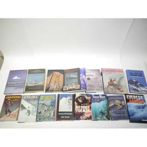 5239 - Fifteen assorted mountaineering titles, including Ed Webster: 'Snow in the Kingdom, My Storm Years o... 