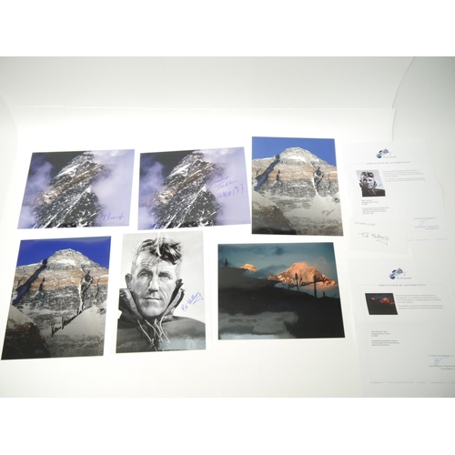 5240 - (Mountaineering, Climbing, Travel), a collection of 43 mountaineering books and a folder of signed m... 