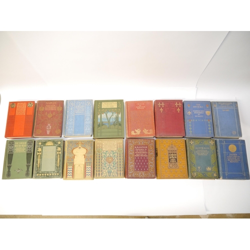 5252 - Sixteen A & C Black colour books, including 'Kashmir', 1909, 70 colour plates by Major E. Molyneux +... 