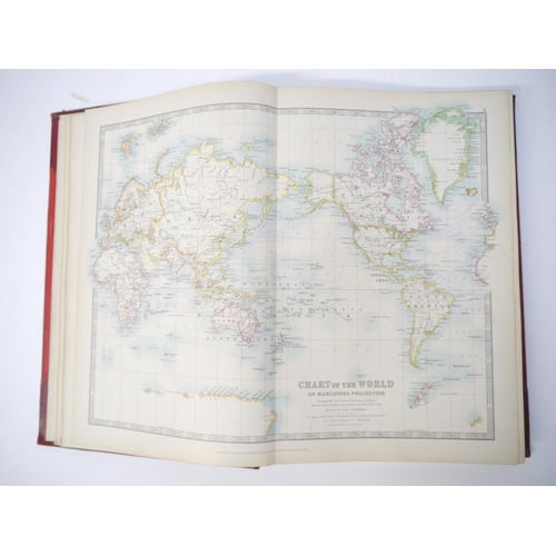 5261 - A.K. & G.H. Johnston: 'The Handy Royal Atlas of Modern Geography', Edinburgh & London, W. & A.K. Joh... 
