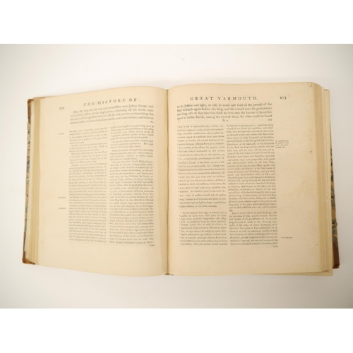 5277 - Henry Swinden: 'The History and Antiquities of The Ancient Burgh of Great Yarmouth in the County of ... 