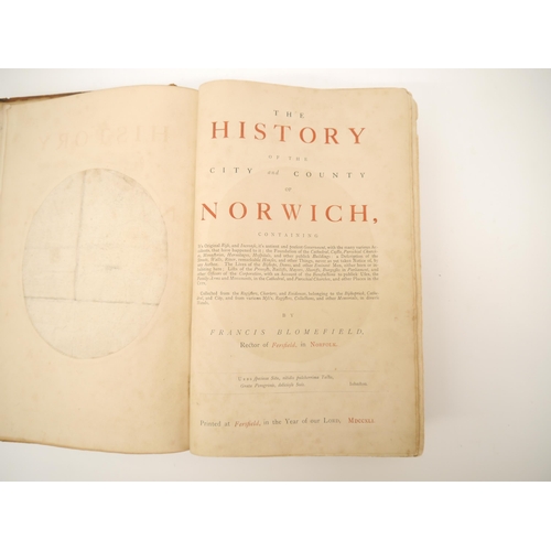 5278 - (Extra illustrated), Francis Blomefield: 'The History of the City and County of Norwich', Fersfield,... 
