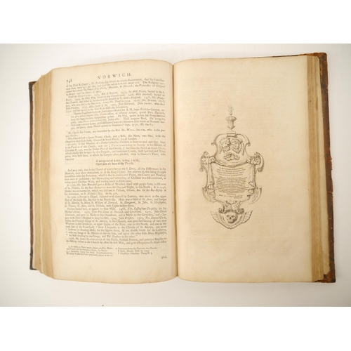 5278 - (Extra illustrated), Francis Blomefield: 'The History of the City and County of Norwich', Fersfield,... 