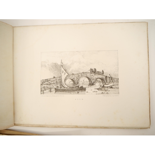 5279 - Francis Stone: 'Picturesque Views of all the Bridges Belonging to the County of Norfolk', 1830, part... 