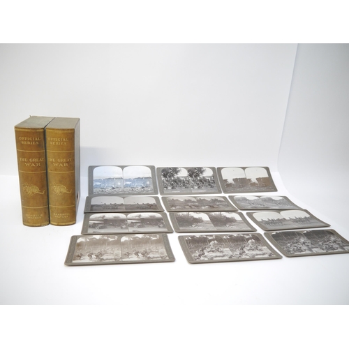 5244A - A near complete set of 99 stereoscopic photographic cards, 