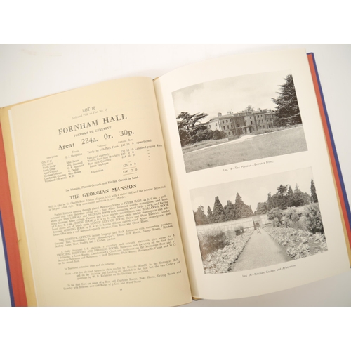 5282 - 'West Suffolk - The Fornham Park Estate', 1950 sale particulars, 