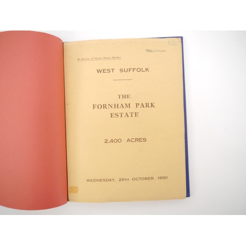 5282 - 'West Suffolk - The Fornham Park Estate', 1950 sale particulars, 