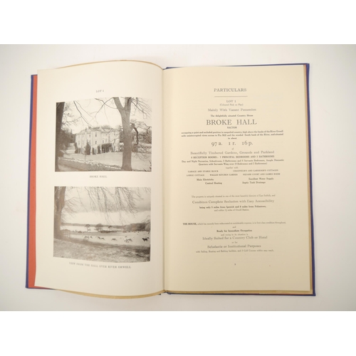 5284 - 'The Broke Hall Estate, Nacton, East Suffolk', 1948 sale particulars, including 