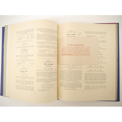 5285 - 'The Baylham and Darmsden Portions of the Shrubland Estate, near Ipswich', 1941 sale particulars, 