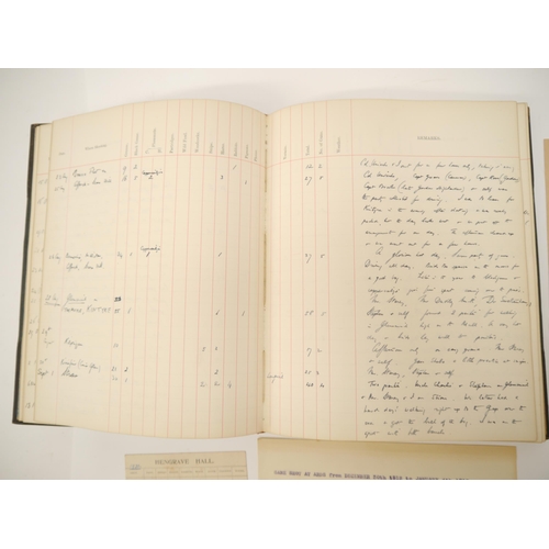 5324 - A game shooting log book of Sir John Loader Maffey, 1st Baron Rugby (1877-1969), with his ownership ... 