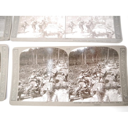 5244A - A near complete set of 99 stereoscopic photographic cards, 