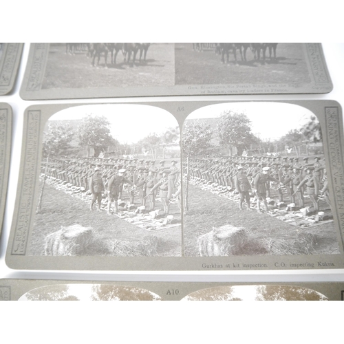 5244A - A near complete set of 99 stereoscopic photographic cards, 
