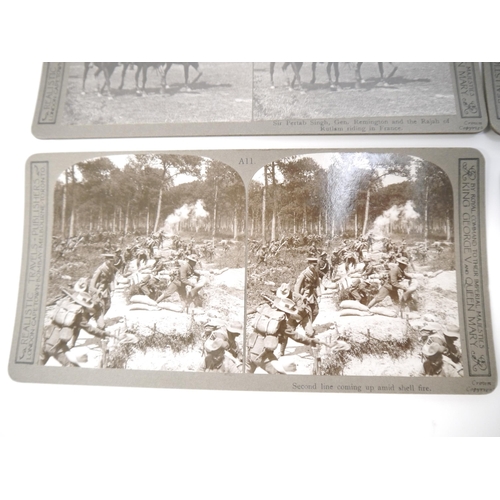 5244A - A near complete set of 99 stereoscopic photographic cards, 