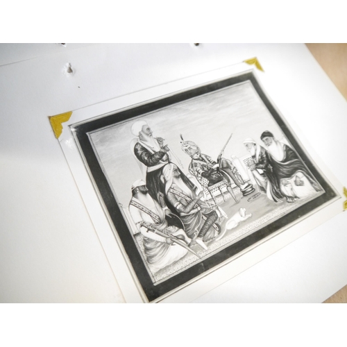 5245 - (India, Punjab), two albums containing 150+ circa mid 20th Century photographs of Punjab school mini... 